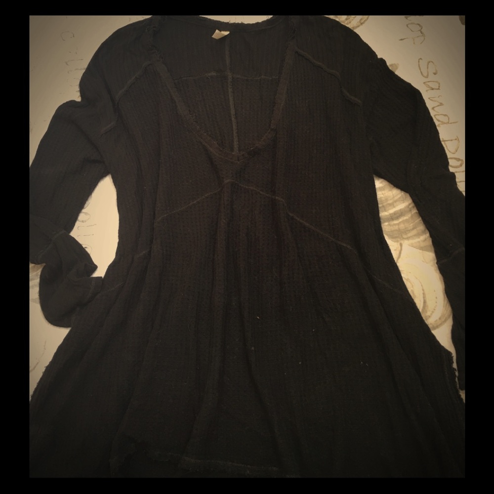 Free People thermal knit tunic